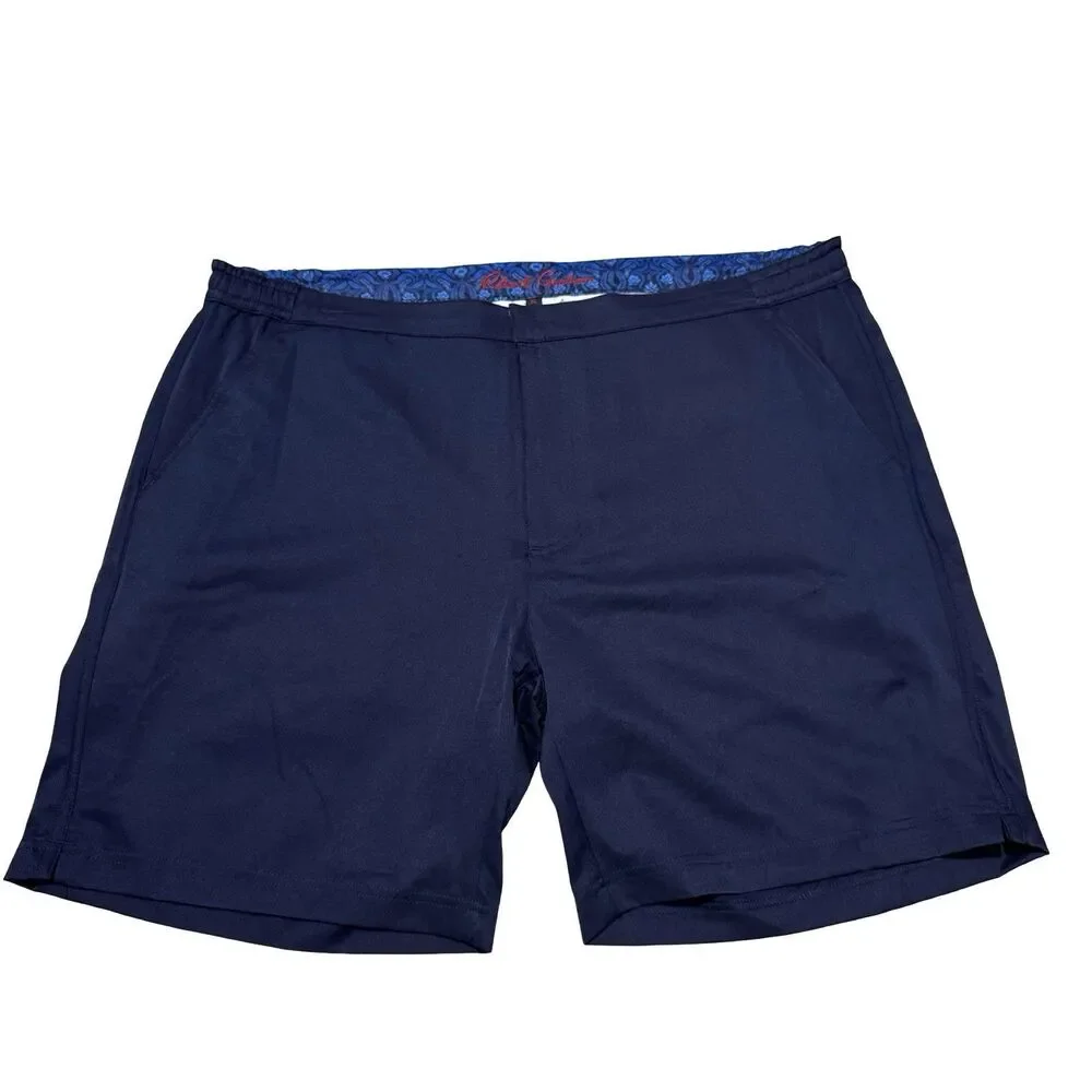 ROBERT GRAHAM Swim Trunks Men's Sz XL Navy Blue Blazer Board Shorts NWT